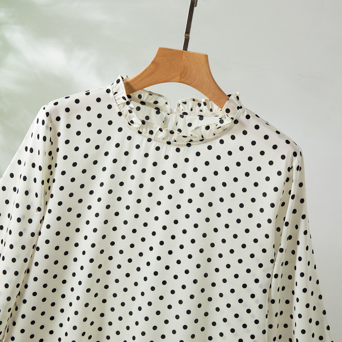Silk Blouse - Elegancka bluzka Winsleter - 93% jedwab,