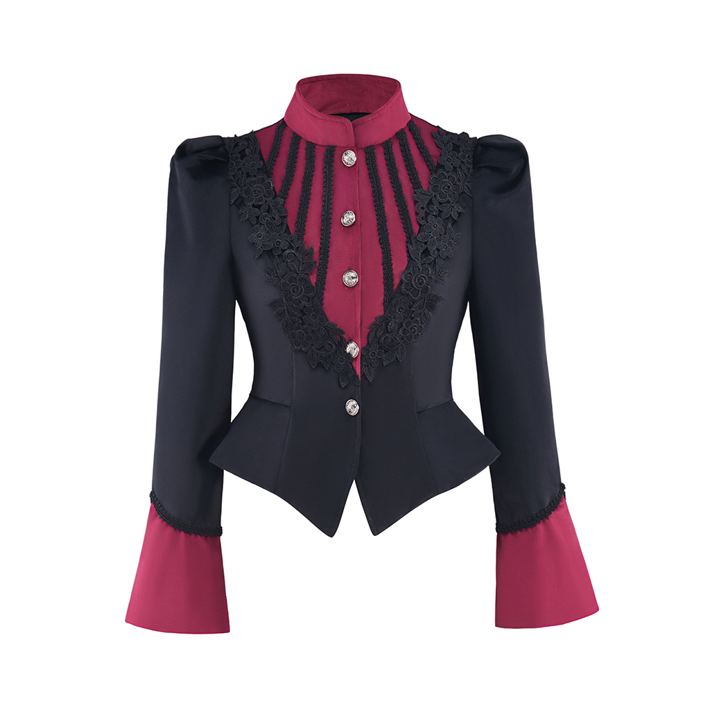 Womens Blazer - Damska marynarka w stylu wiktoriańskim steampunk,