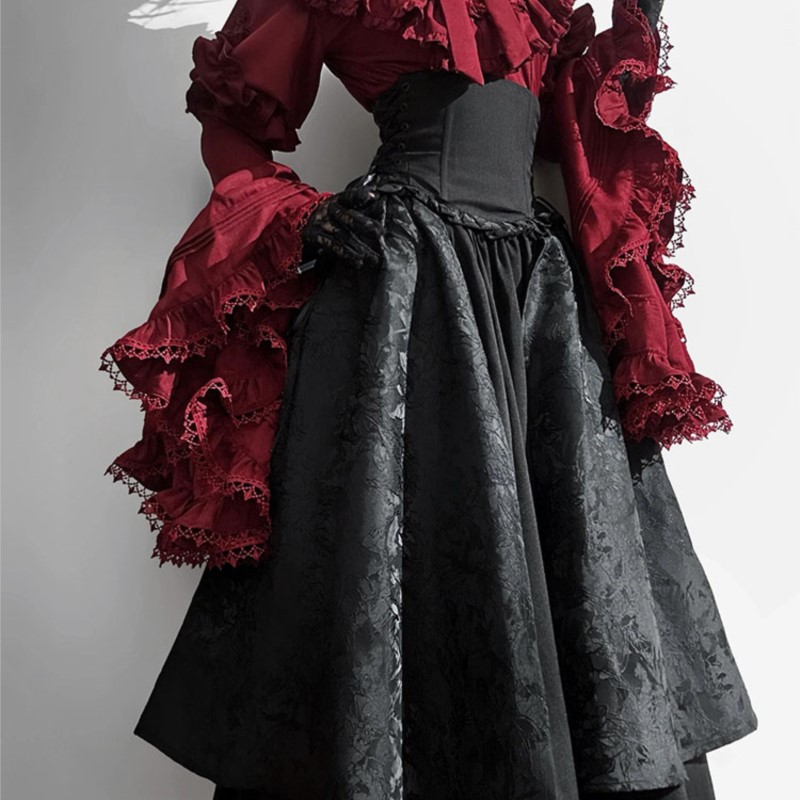 Sukienka na Halloween w kolorz – Women'S Red Formal Wear recenzja i cena
