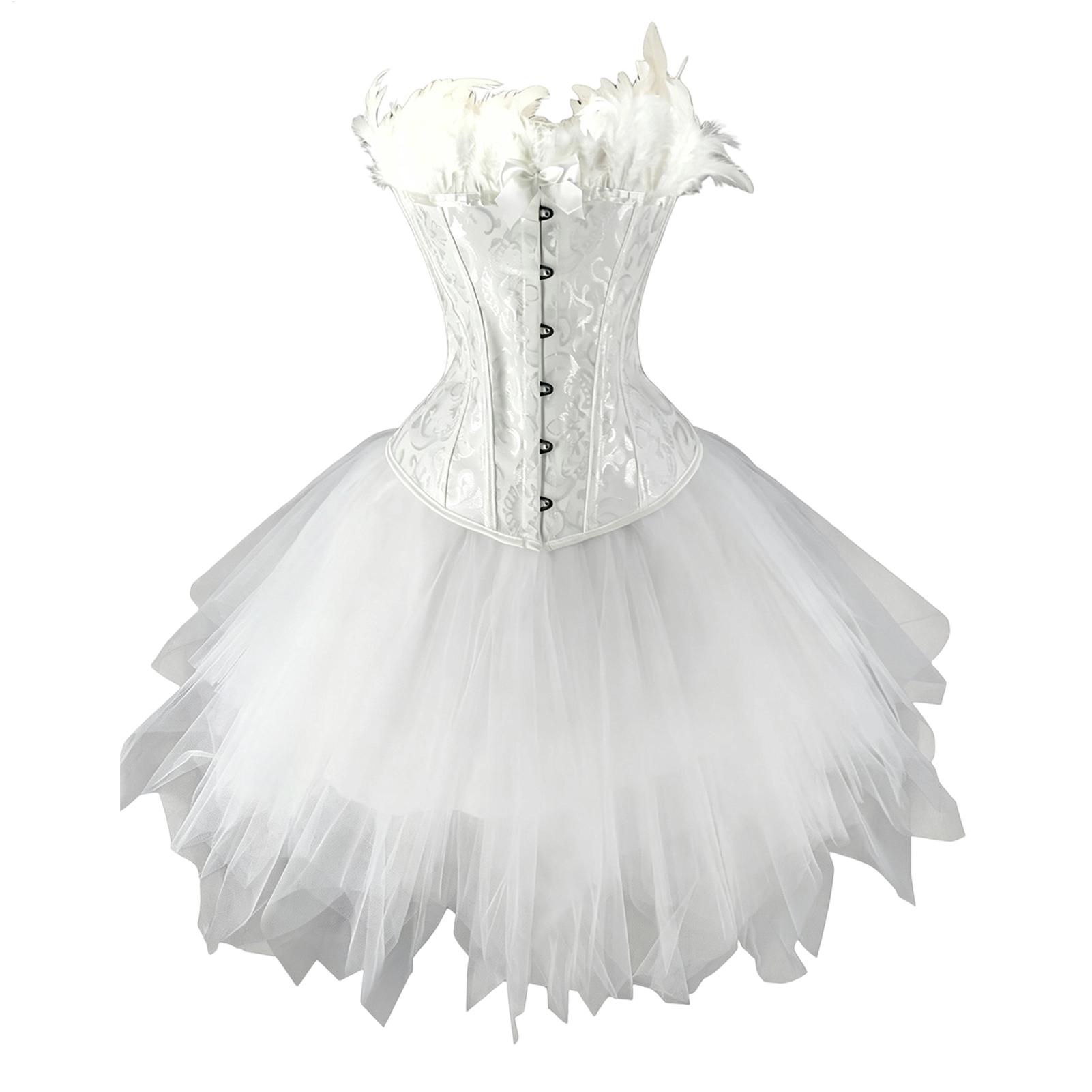 Biały kostium Łabędzia, miękki – Formal Skirt recenzja i cena
