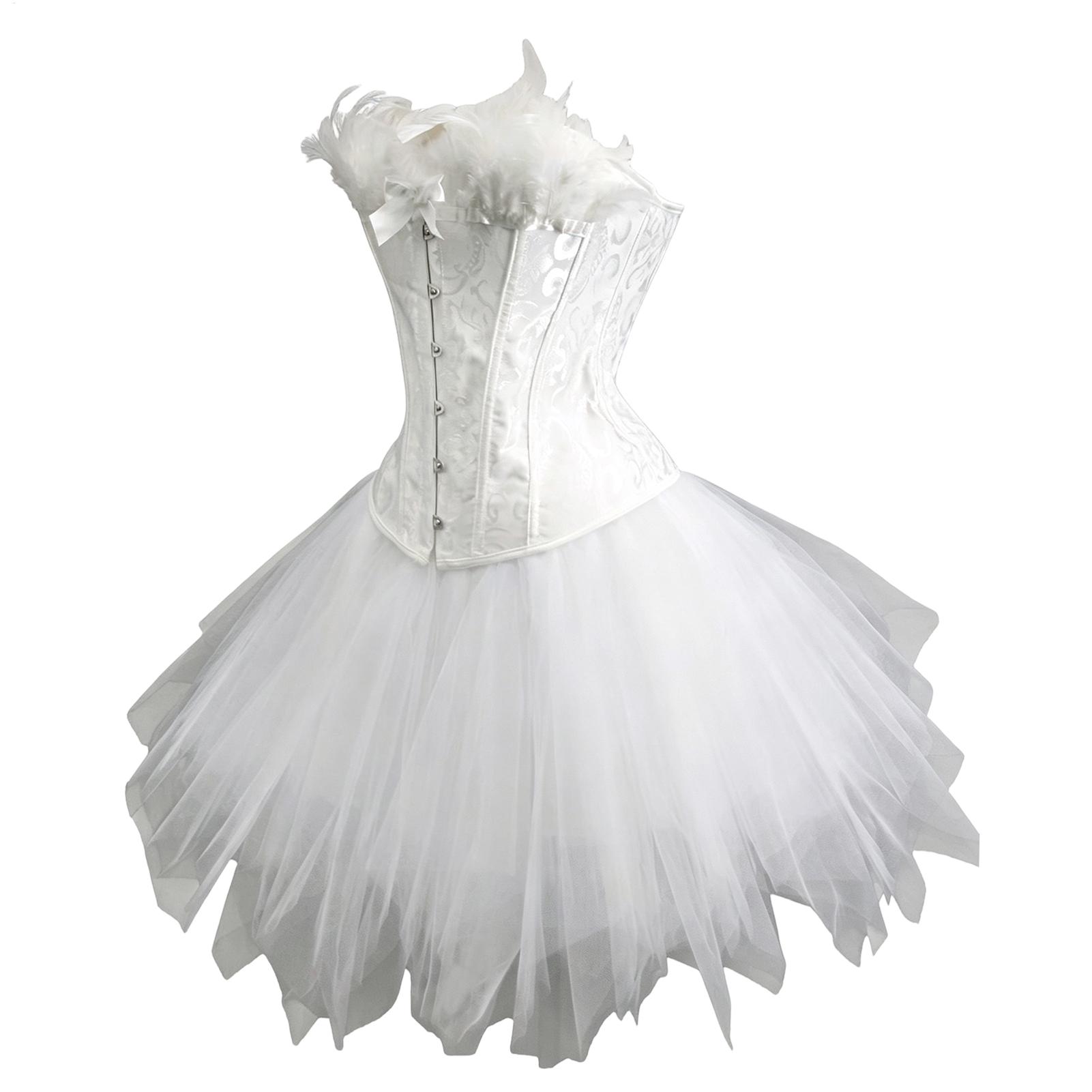 Biały kostium Łabędzia, miękki – Formal Skirt recenzja i cena