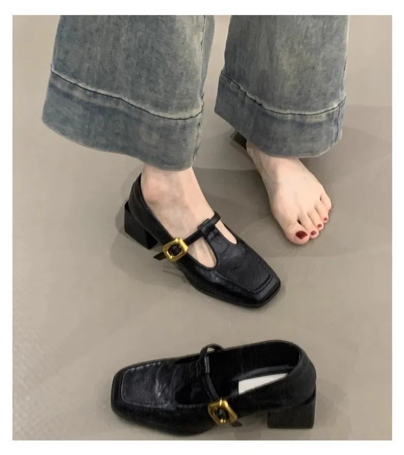 Damskie buty Mary Jane z kwadr – Womens Heels recenzja i cena