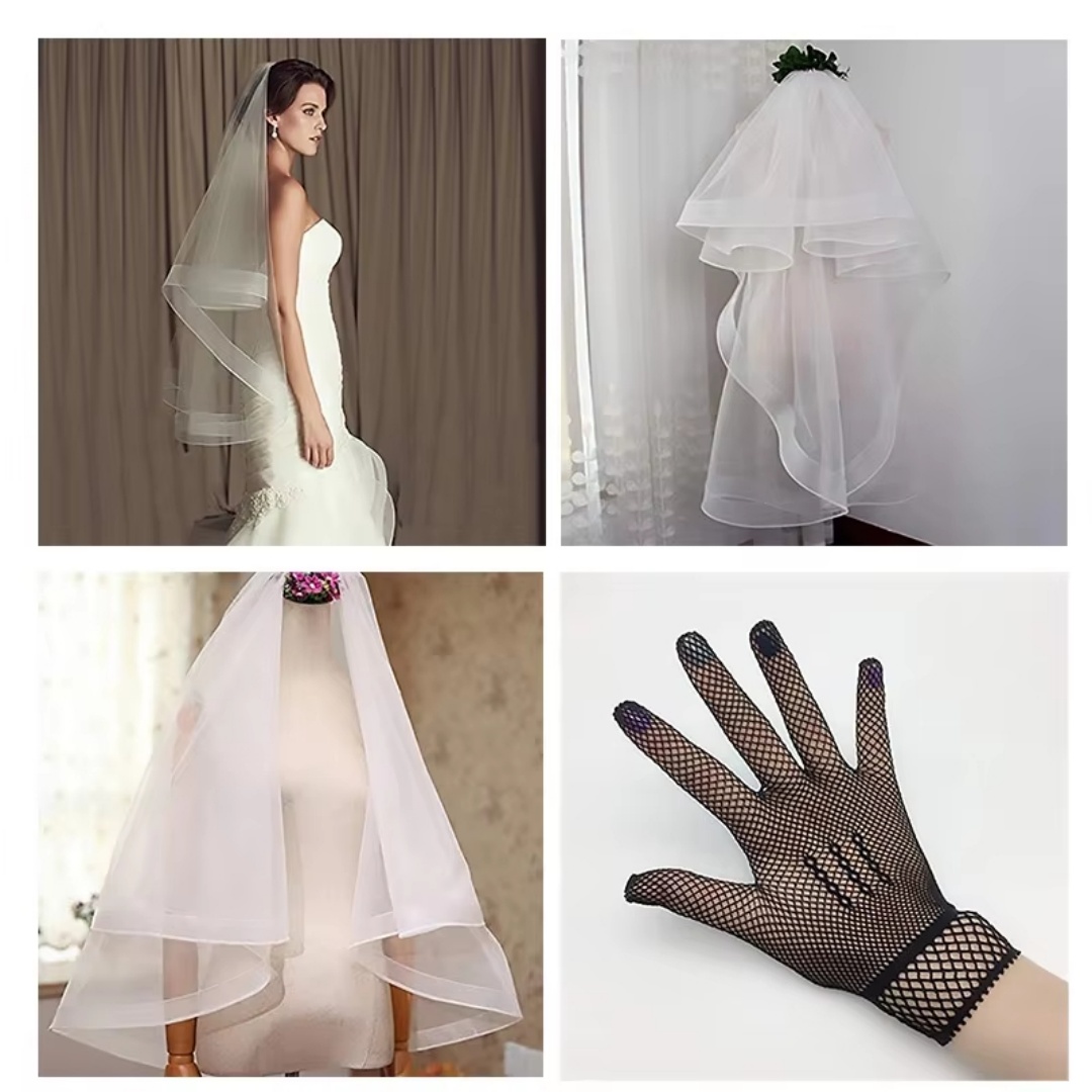 Różne kolory elastycznej siate – Wedding Dress recenzja i cena