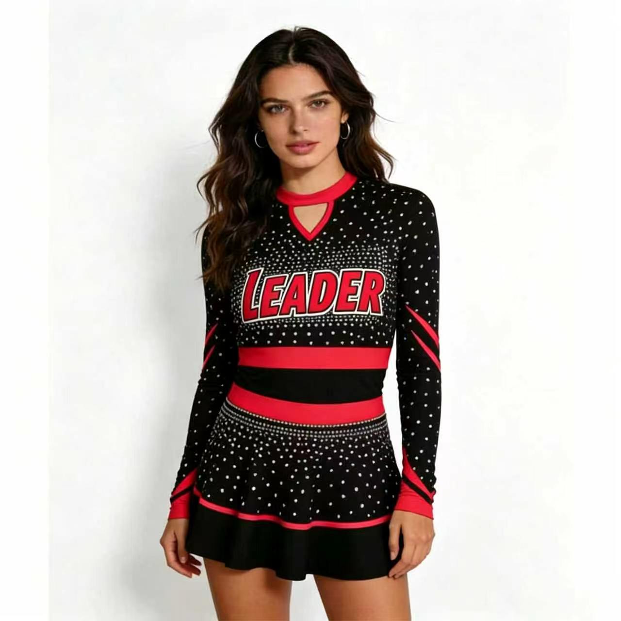 Błyszczący strój cheerleaderek – Women'S Red Formal Wear recenzja i cena