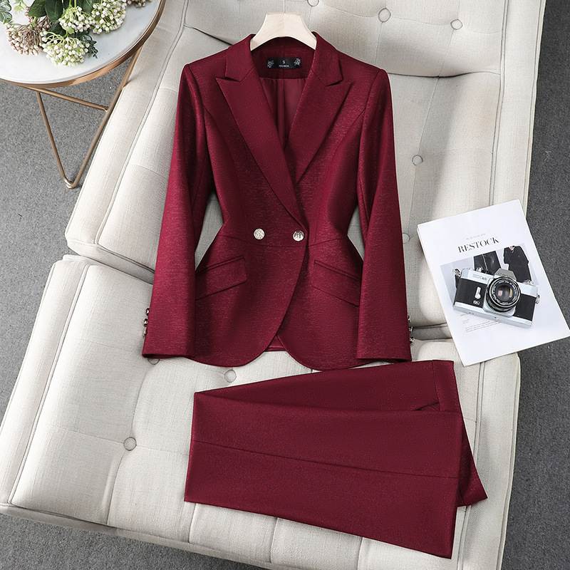 Damski garnitur jesienno-zimow – Women'S Red Formal Wear recenzja i cena
