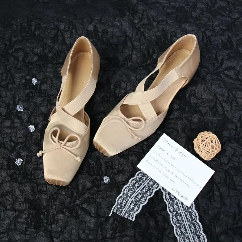 Francuskie baleriny z kokardą  – Womens Heels recenzja i cena