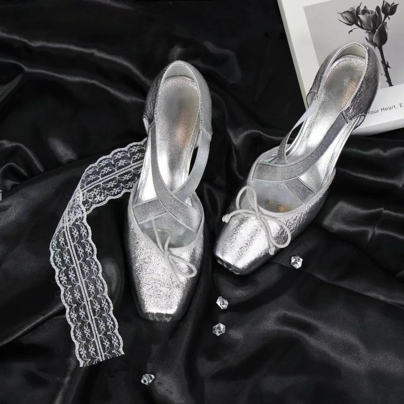 Francuskie baleriny z kokardą  – Womens Heels recenzja i cena