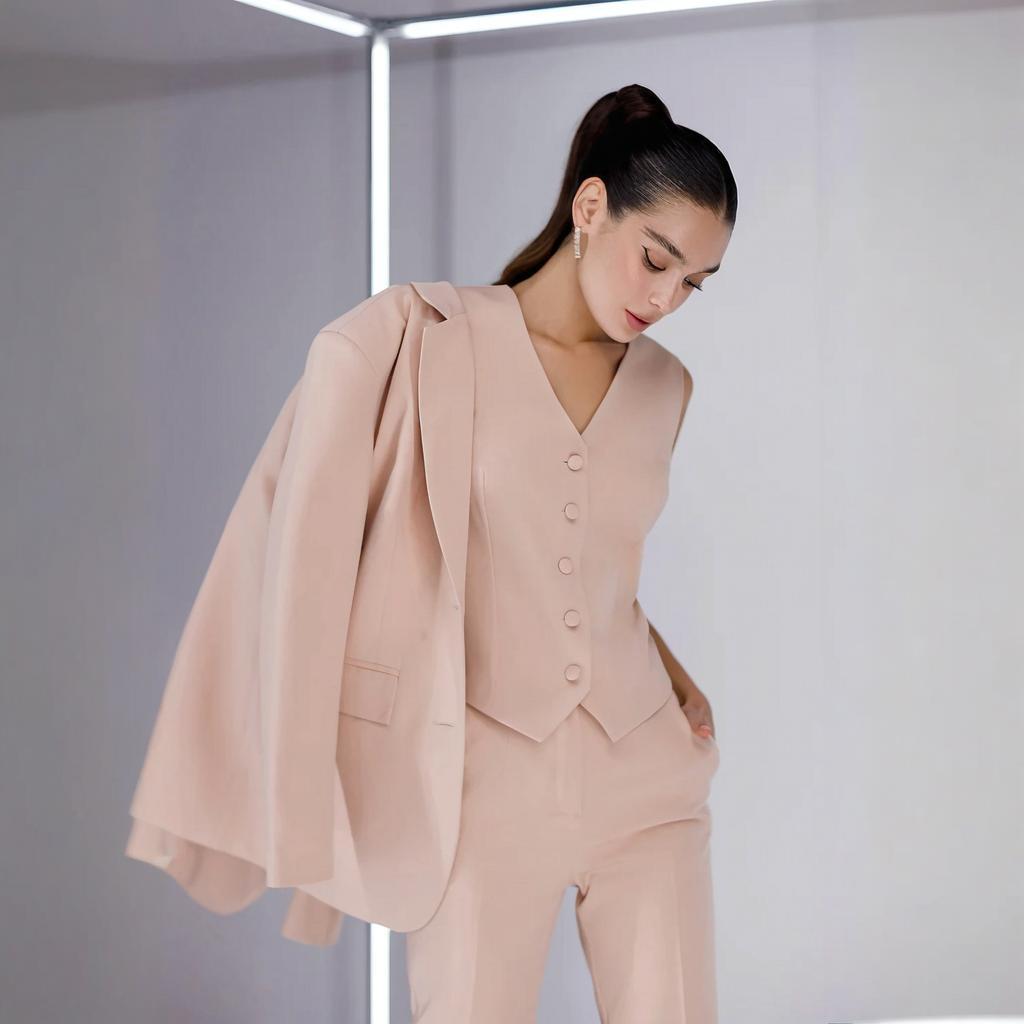 Damski garnitur trzyczęściowy  – Womens Blazer recenzja i cena