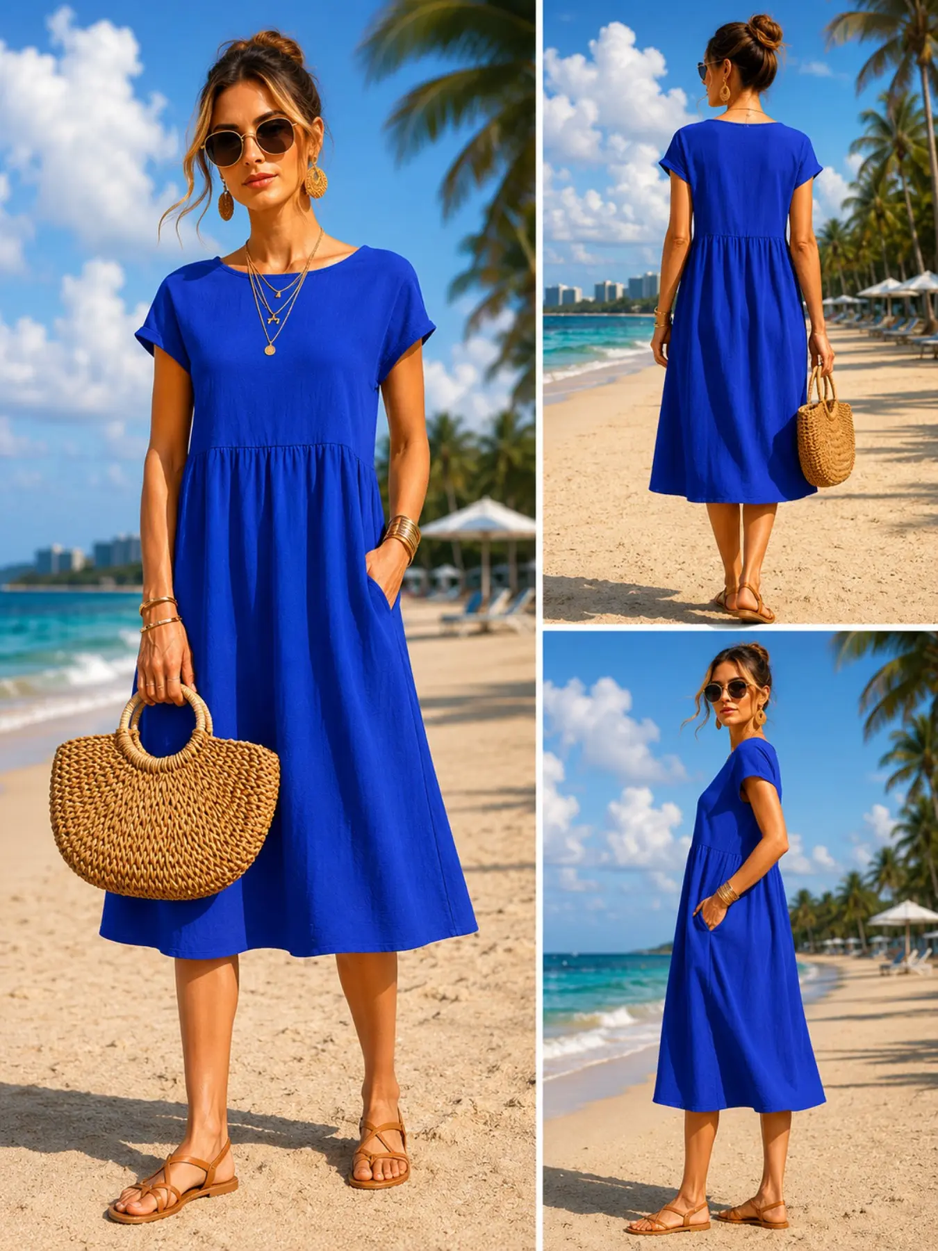 Damska, swobodna sukienka midi – Midi Dress recenzja i cena